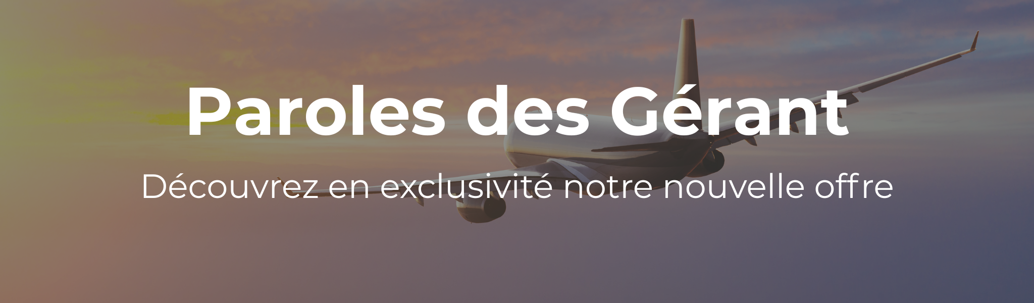Banniere Nouvelle offre